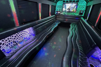 Cambridge Limo Bus Interior