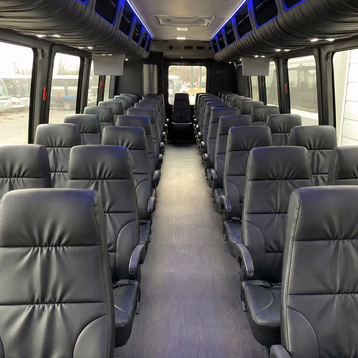 35 passenger minibus inside