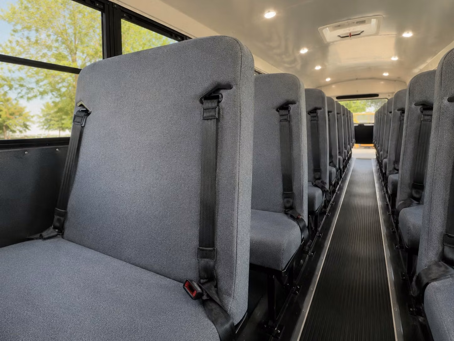 school bus interior
